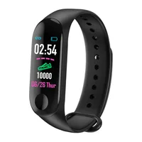 

2019 New Fitness Tracker M3 Plus Watch Band Wristband Waterproof M3 Smart Bracelet