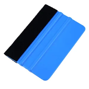 Image of Plastic vinyl squeegee felt 3m wool felt edge squeegee