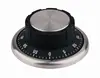 #304 stainless steel metal black Long-Ring soft magnetic kitchen timer