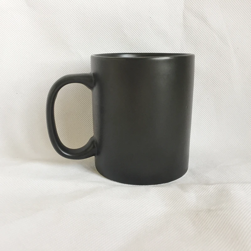 

Accept Custom Logo Ceramic Material Black Matte Finished 11OZ Mug