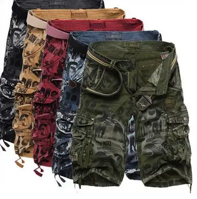 

Summer Men's Casual Shorts Pants Fashion Camouflage Baggy Cargo Shorts
