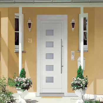 China Supplier Fire Rated Wooden Door With Glass Vision Panel