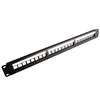 24 port 1U*19" CAT6A/CAT6/CAT5E modular patch panel
