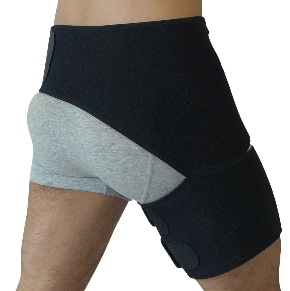 Adjustable Neoprene Groin Support Compression Recovery Thigh Wrap