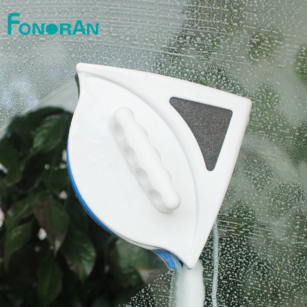 

3-8mm glass good quality cleaner wiper double side magnetic glass window washing, Blue or customized