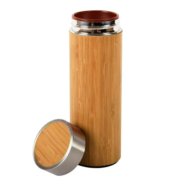 

Custom Eco-Friendly Travel Mug Purple Cup water bottle bamboo coffee mugs No insulation