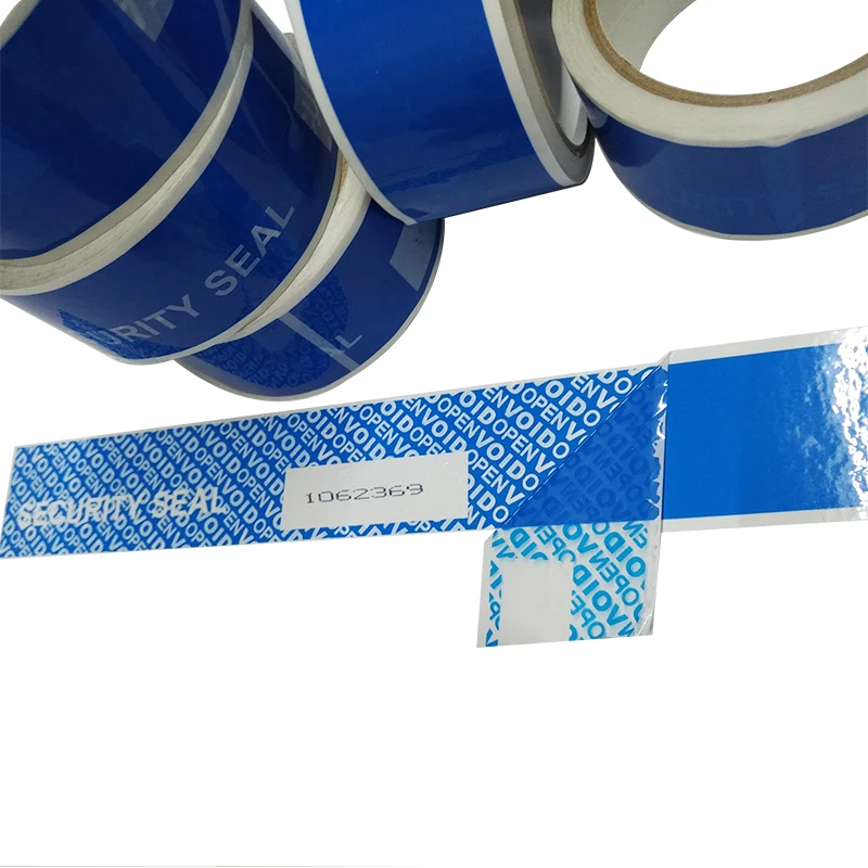 New Design High Quality Tamper Evident Security Tape With Serial Number Buy Tamper Evident