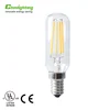 Mini tube E14 T22 1.2w led filament lamp t22 cream glass filament led lamp bulb t22 t20 led filament edison bulb 360