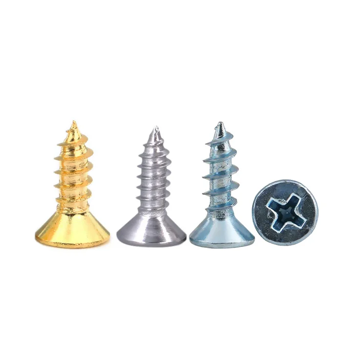 
Phillips Cross Countersunk head Self tapping screw M1 M1.2 M1.4 M1.7 M2 M2.2 M2.6 M3 M3.5 M4 M5 M6 
