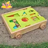 2018 wholesale wooden best building blocks for toddlers, pull car designed wooden best building blocks for toddlers W13C033