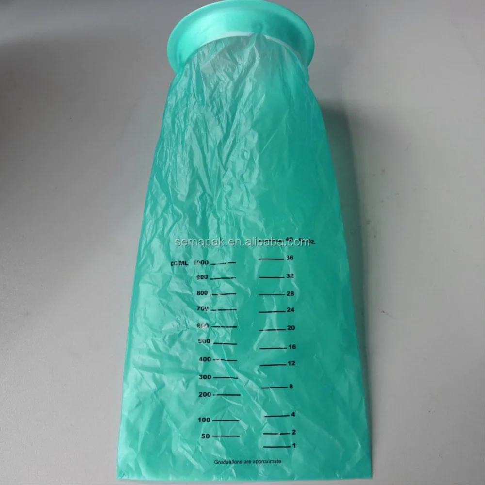 Standard Size Plastic Air Sickness Bag With Logo And Paper Collar For