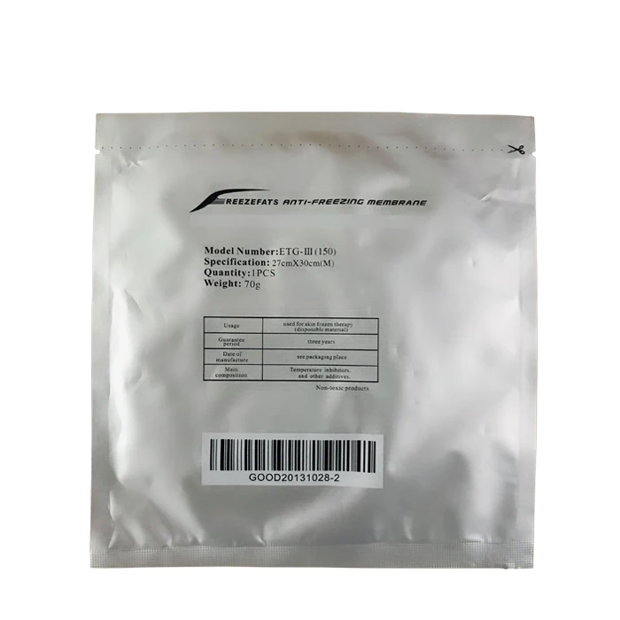 Hot antifreeze membranes for cryolipolisis and fat freezing machine