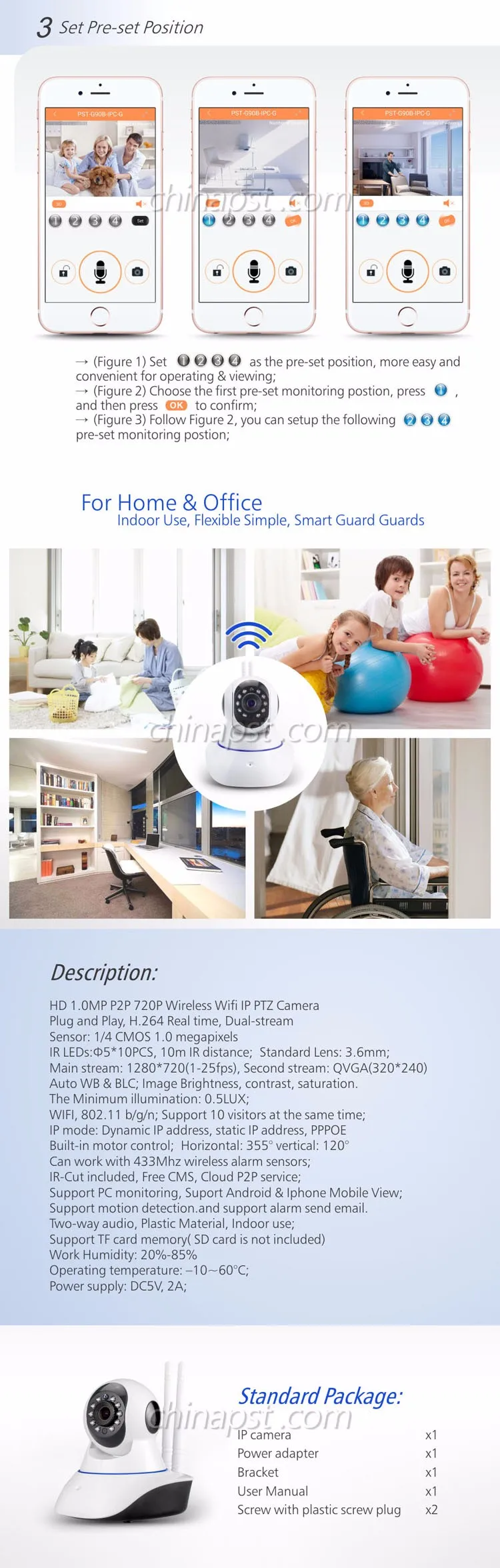 wireless p2p ip camera cloud yyp2p yoosee app