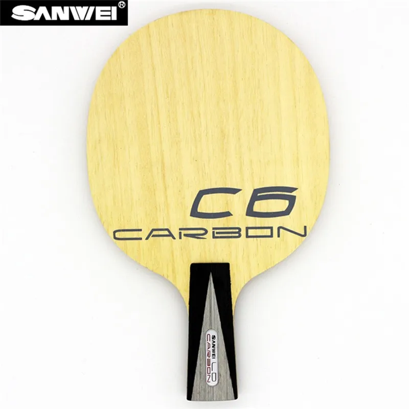 Sanwei 5ply + 2ld Carbon Hot Sale Excellent Performance C6 Table Tennis