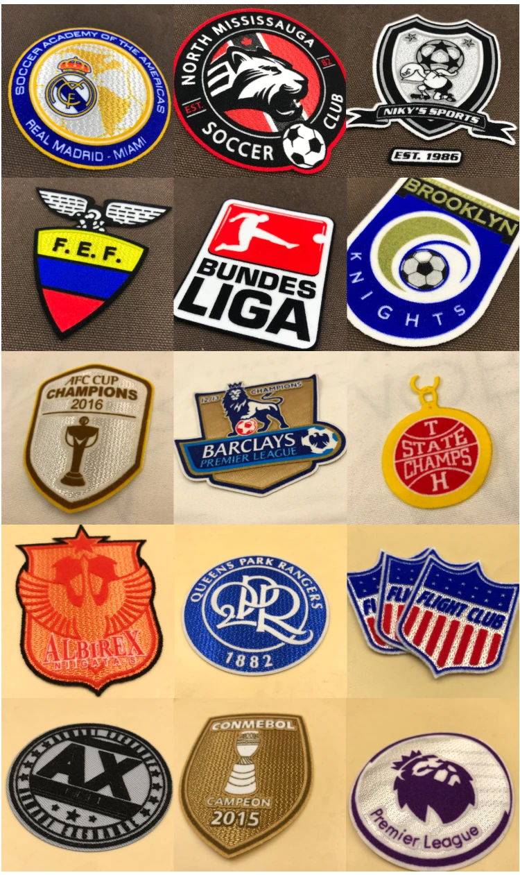 2019 hot sale Transfers Soccer Sports 3D Flock/Flcoking Label Patches For Clothing Accessories 