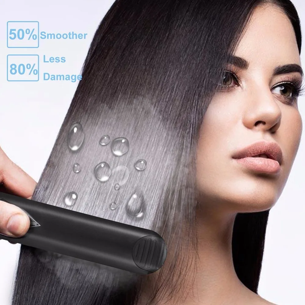 hair straightener infused with oil