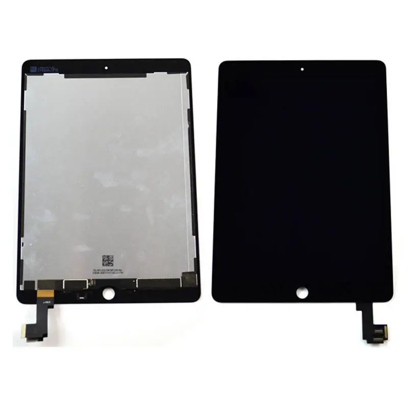 

A1566 A1567 LCD display for ipad Air 2 LCD assembly with Touch glass digitizer, White;black