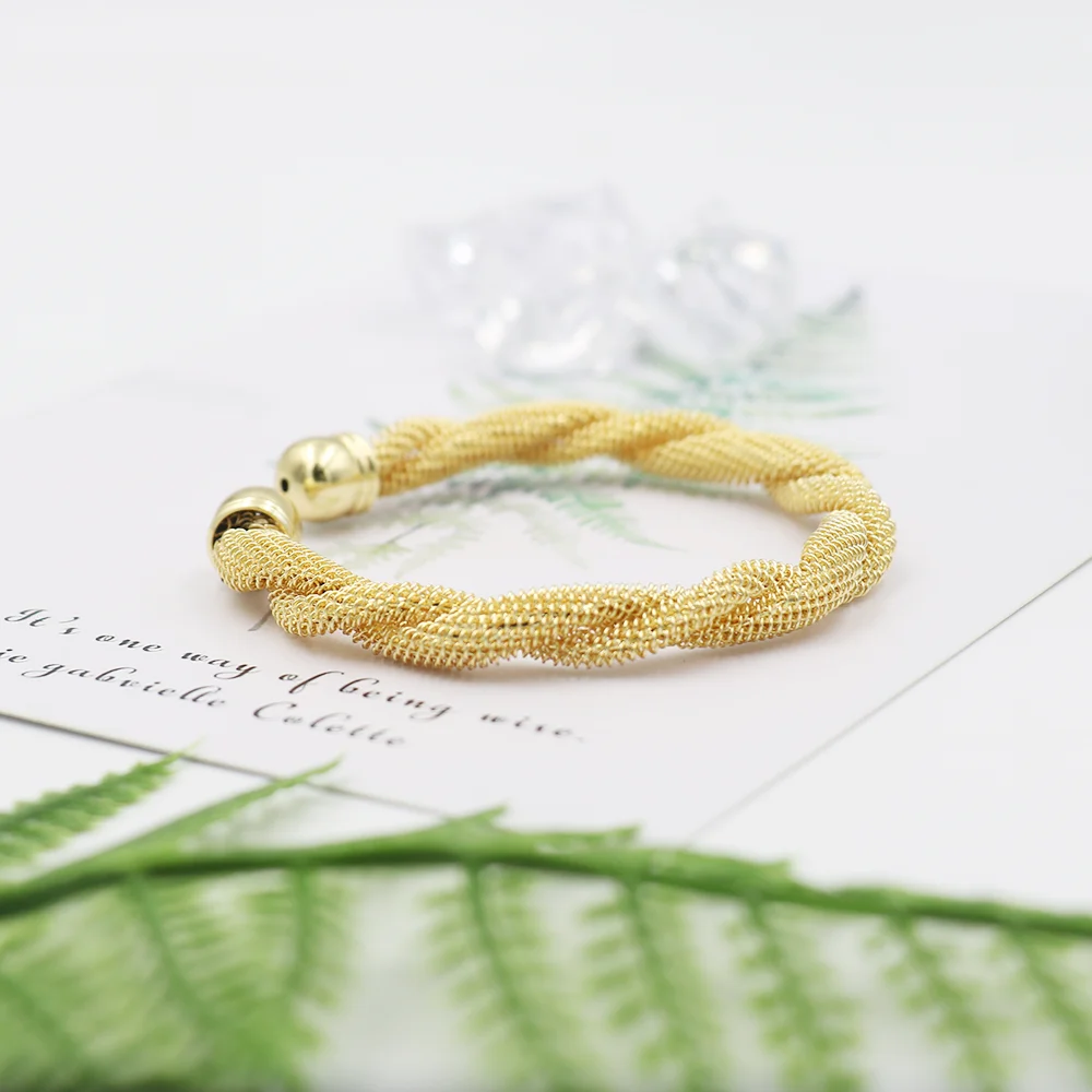 

jinxixing 24k gold fashion copper alloy bracelets bangles jewelry for women