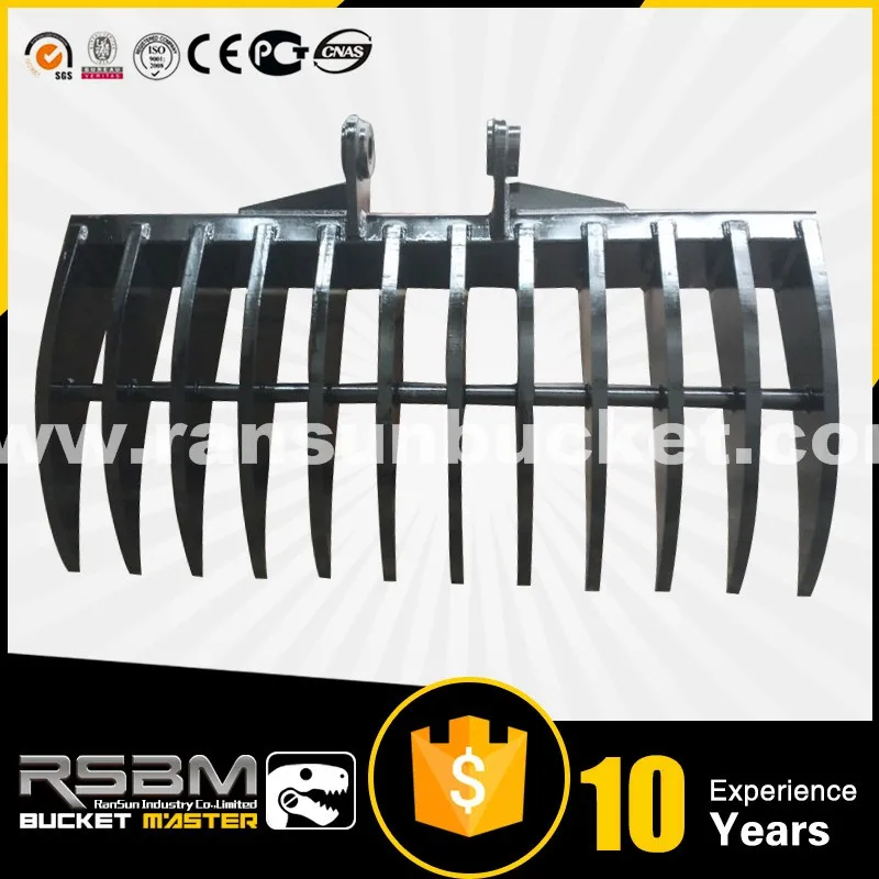 Rsbm Root Rake Bucket Brush Rake For Excavator And Backhoe Buy Root Rake,Root Rake For