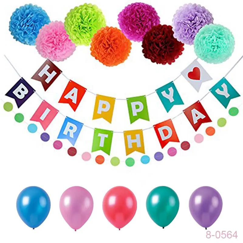 Wholesale Party Supplies Colorful Birthday Party Decorations Items
