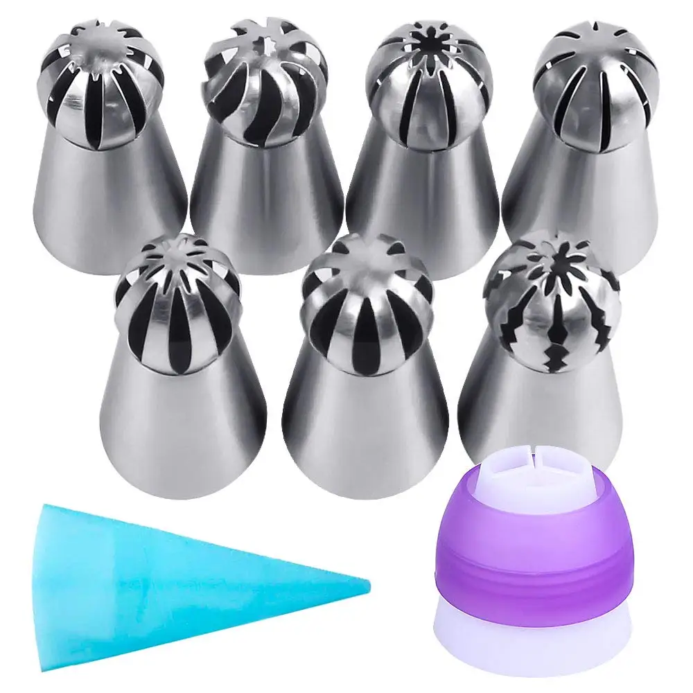 

wholesale stainless steel 304 sphere pastry tips in Guangzhou, Sliver