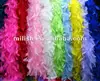 MW-0179 Party carnival rainbow plush high quality feather boa