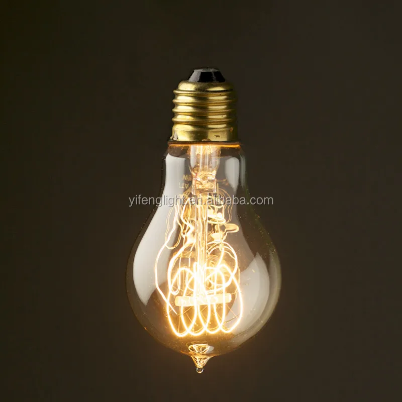Edison Light Bulb A60 Standard E27 Base Dimmable 60w Decorative Edison Bulbs