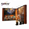 Good price PVC graphic portable 3x3 straight pop up trade show display booth