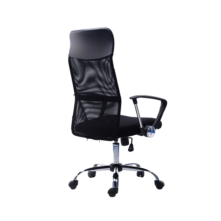 Free sample fashionable black pad design office swivel mesh chair
