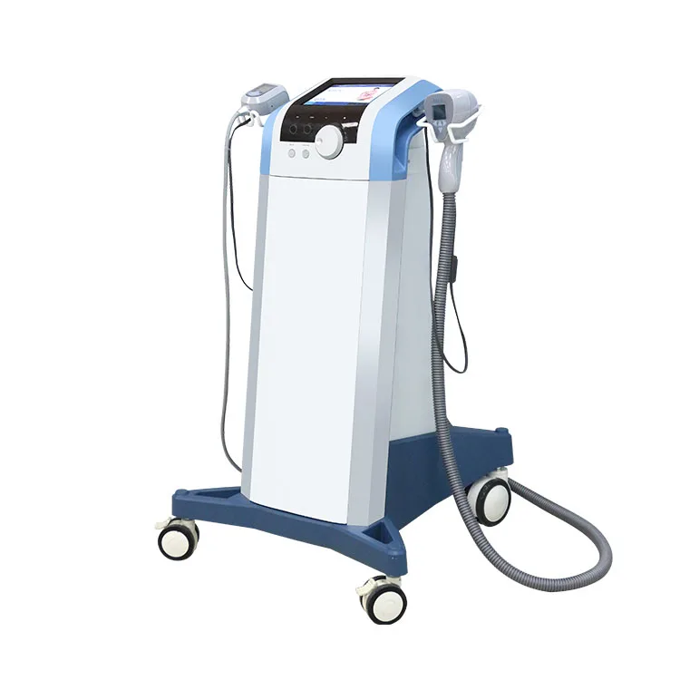 

Beauty salon vacuum cavitation system fat cutting machine 2 in 1 Ultrasound super RF beauty machine for weight loss, Blue
