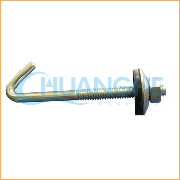 Factory Supply Threaded J Galvanized Hook Bolts Buy Threaded J