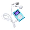 Newest High quality Running sport Metal Mini Clip LCD display MP3 Player With screen and headphones