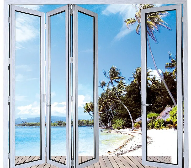 China Made Australia Standard Aluminum Floding Door Mauritius Aluminum