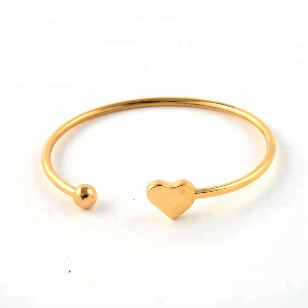 

Inspirational Gold Bracelets Hot Best Gift Heart bracelets Charms Wrapped Bangles Stretch Bracelet Cuff Bangle