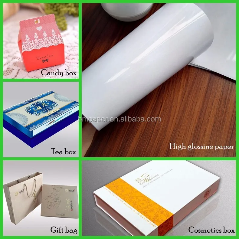 255g 275g 325g 425g 375g High Quality Glossy Paper Printing For Glossy