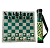travelling plastic chess set in tube