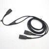 ACC-Th08120108 Y-Splitter Training Cable No Mute QD to 2 X QD Supervisor Cable