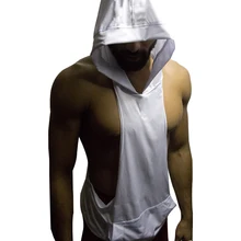 New Bodybuilding Clothing Sports Men Polyester Spandex Fitness Golds Gym Stringer Hoodies Muscle Shirts Hoody Sweatshirt