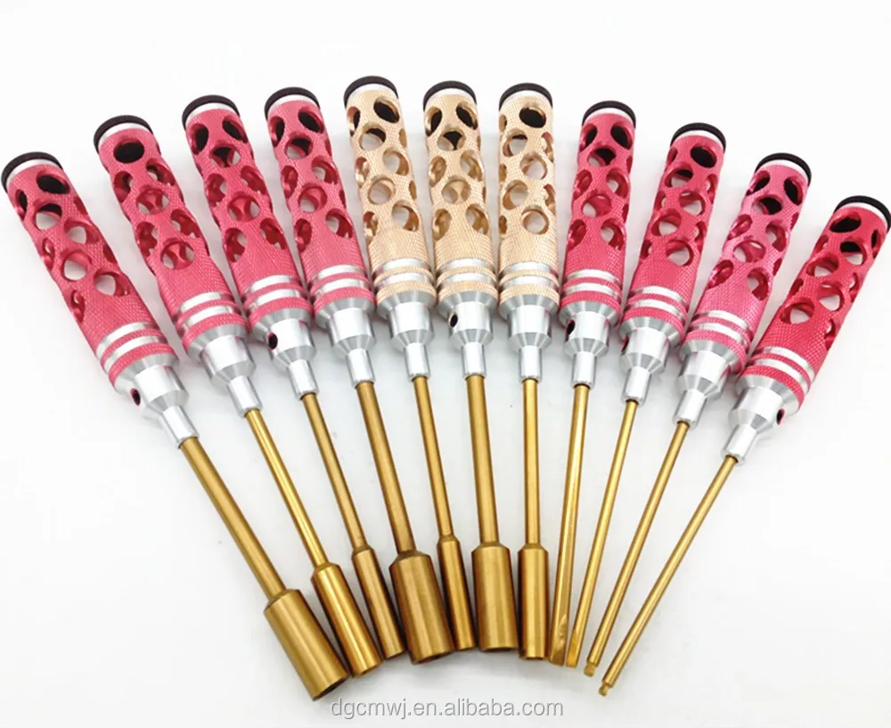 14 Pcshex Screwdriver Rc Tools And Hex Nut Reamer For Handle
