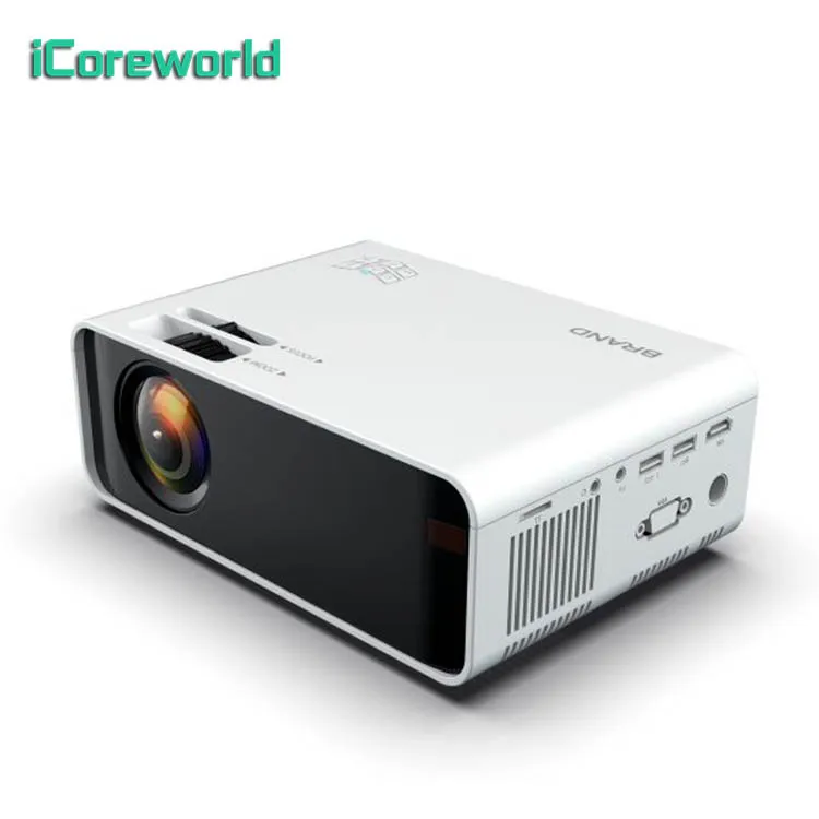 2019 best price tv beam iCoreworld 2400 lumens WVGA 3d 4k home office mini smart portable daylight projector support USB TF HD