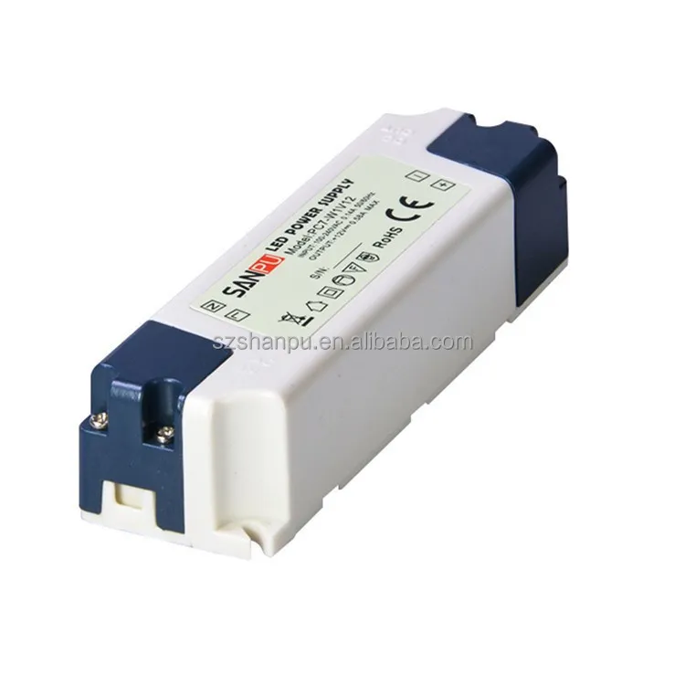 SANPU 10W LED Driver 12V Dimmable Constant Voltage Switching Power Supply 110V 220V AC DC Lighting Transformer IP44