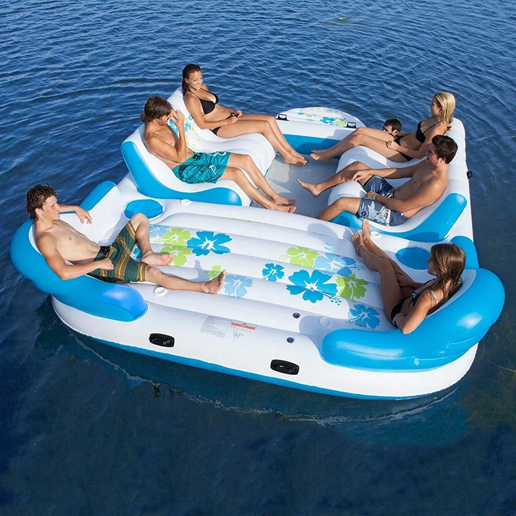 Tropical Tahiti giant 6 person Inflatable