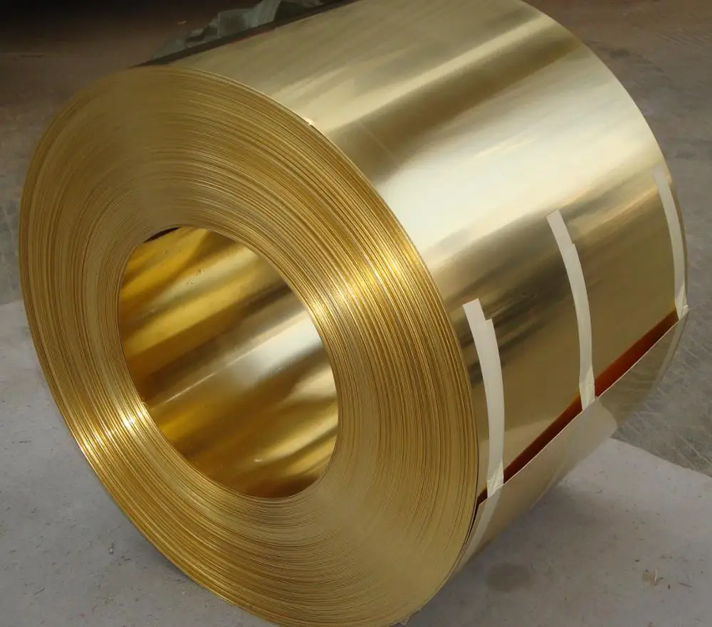 High Grade Thin Cuzn Alloy C2600 C2680 C2800 Brass Strip Buy Copper