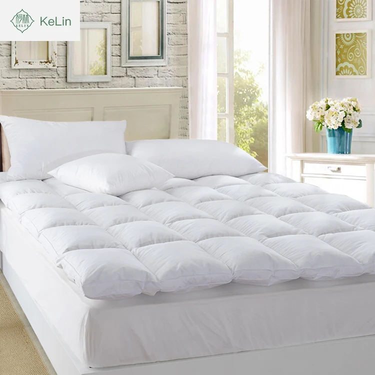 Duck Feather Mattress Topper Mattress Pad Home Manufacturer Pvc Zipper