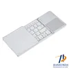 HANXUNDA Ultraleggero Mini 63 Tasti Bluetooth 3.0 di Tasca Piegante Touchpad Keyboard con Tre Strati per Windws iOS Android