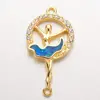 Little Girl Dancer Ballet Recital Charm Pendant Gift Ballerina Dance For Necklaces Making