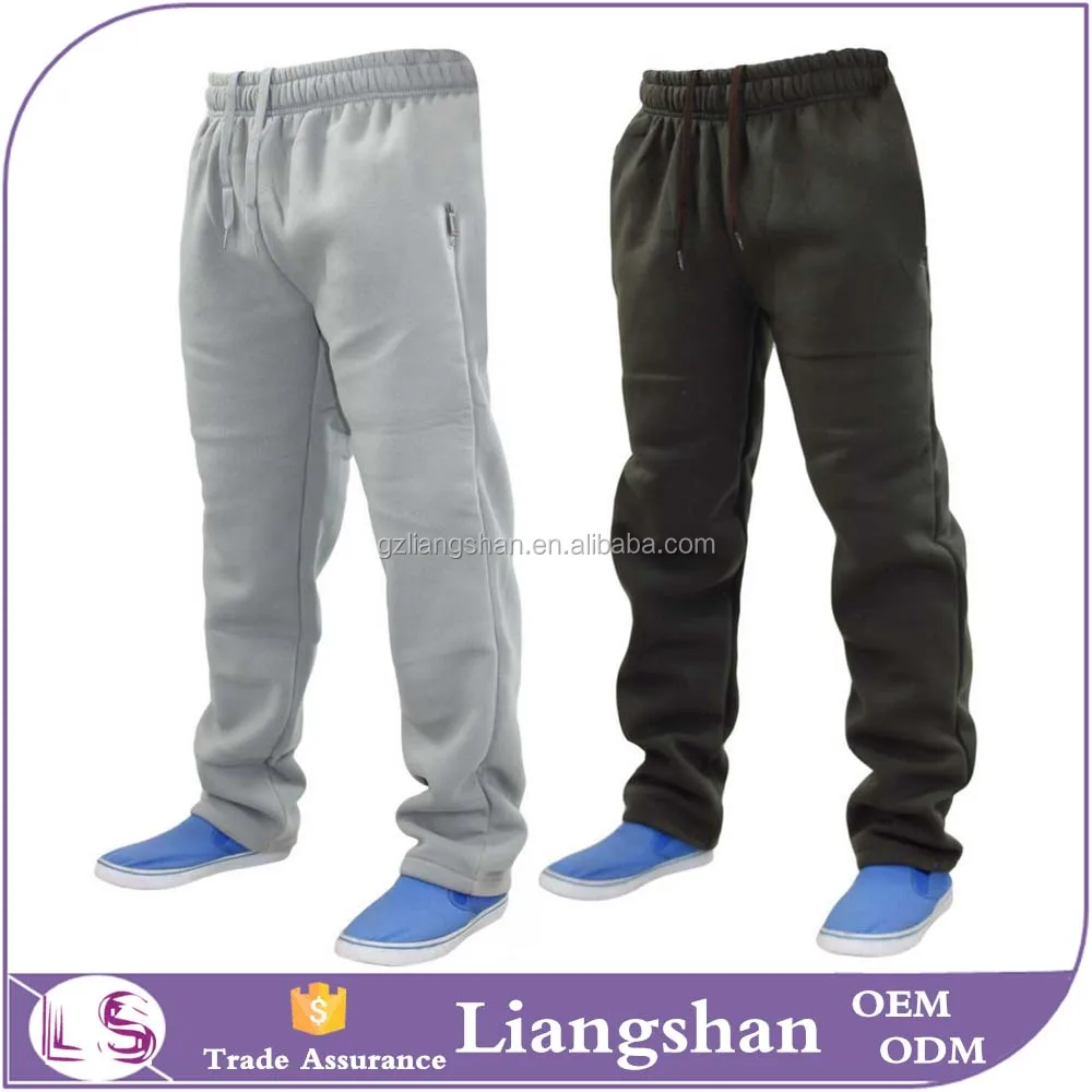 men's open hem joggers