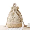 Handmade Crochet Backpack Leisure Knitted Bag for Women