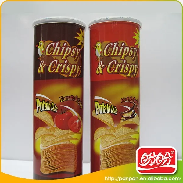 
halal snacks Canned packaging OEM potato chips 