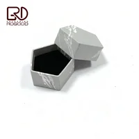 

Custom Lid and Base Pentagon cardboard paper ring/earring/jewelry packaging box P1338